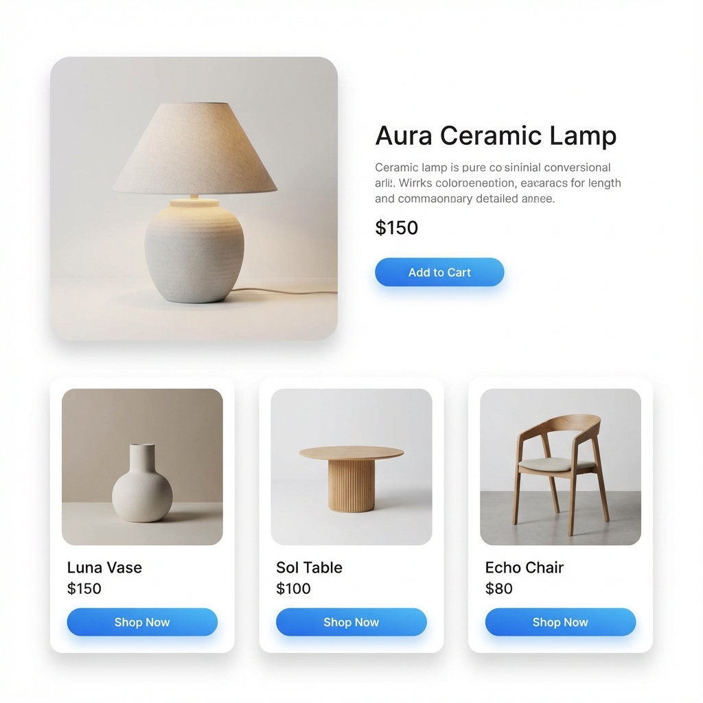 E-commerce minimalista